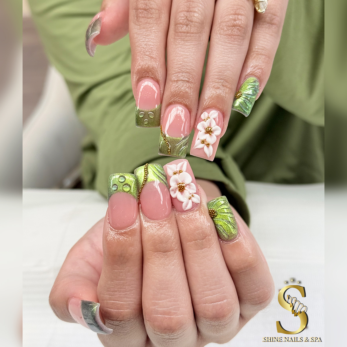 Shine Nails & Spa nail work in Madison, Wisconsin
